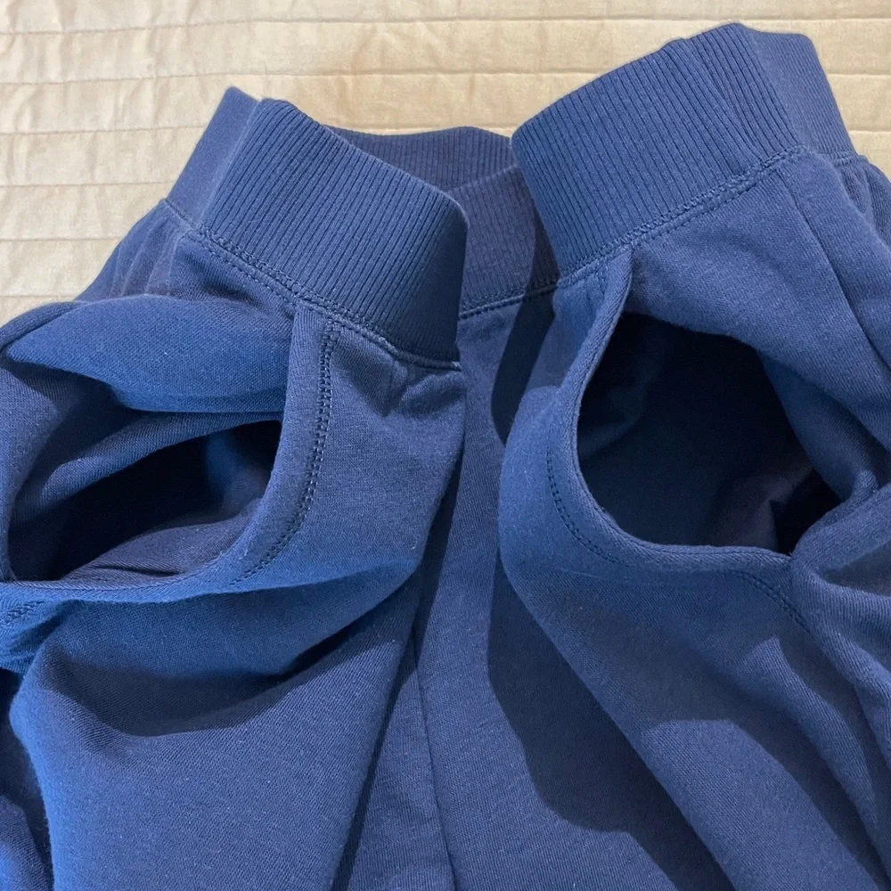 Terra & Sky WOMENS SIZE 0X 14W BLUE SWEAT  Pants PULL ON ELASTIC WAISTBAND
